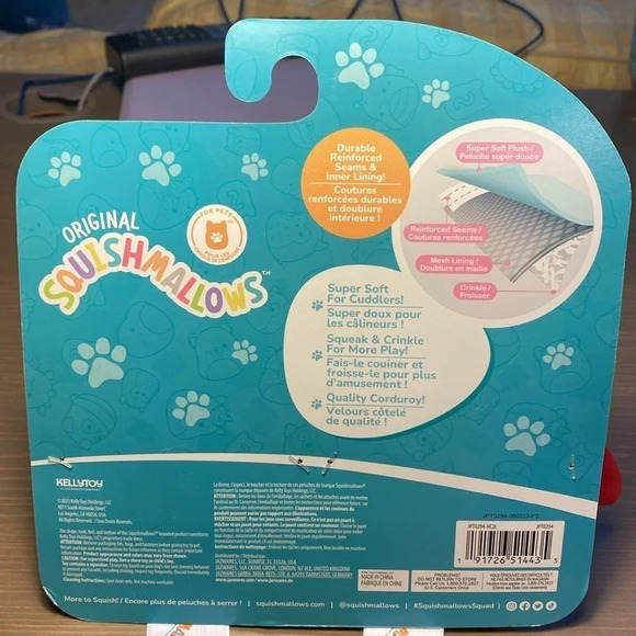 Squishmallows Rudy & Hugo squeaky dog toys​ - Picture 4 of 4